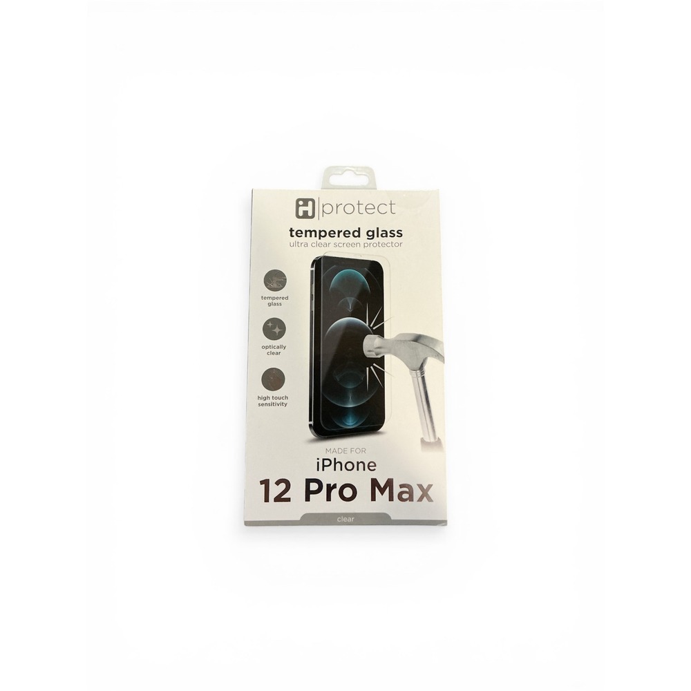 iHome iProtect Tempered Glass Screen Protector iPhone 12 Pro‎ Max  2IHSP0756X1BL